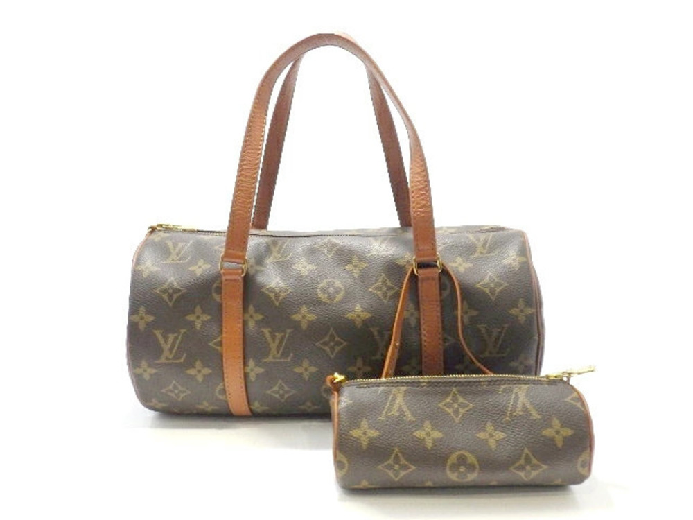 LOUIS VUITTON Papillon Shoulder Bag Monogram Pouch